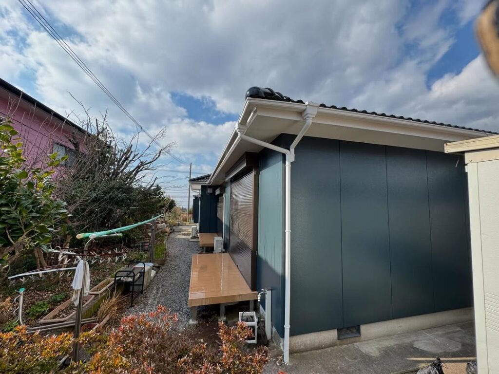 小長井のお客様で屋根、外壁塗装工事が無事に終わりました4
