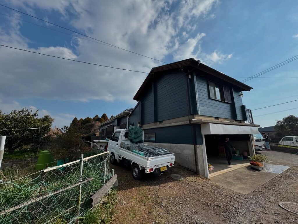 小長井のお客様で屋根、外壁塗装工事が無事に終わりました3
